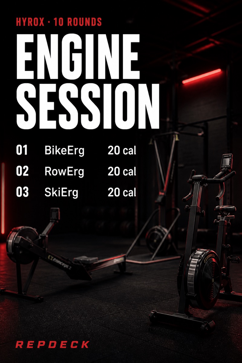 Engine Session workout card